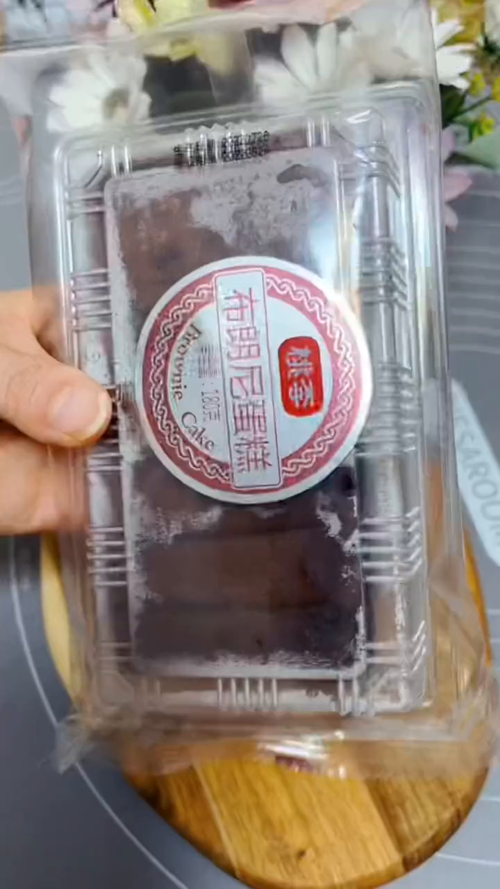 桃李布朗尼蛋糕,超浓郁的巧克力味