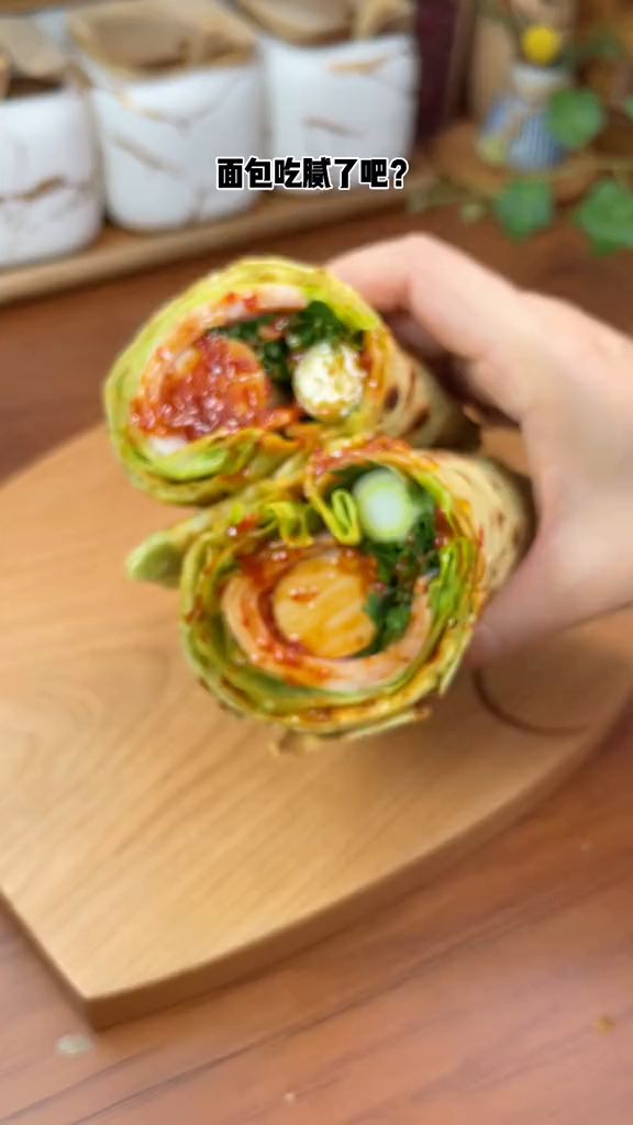 早餐三分钟就可以搞定的菠菜鸡蛋灌饼