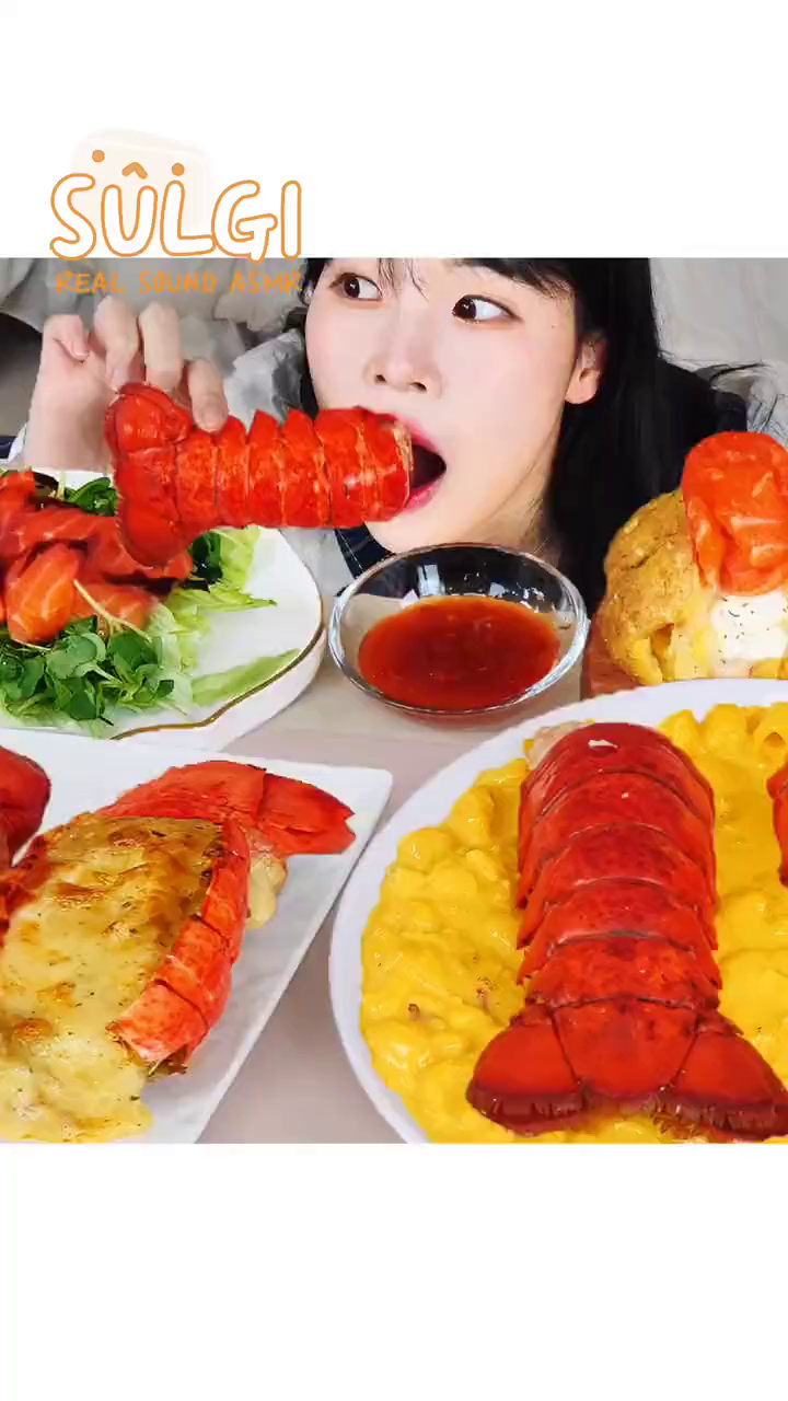 今天吃龙虾大餐唯美食不能辜负