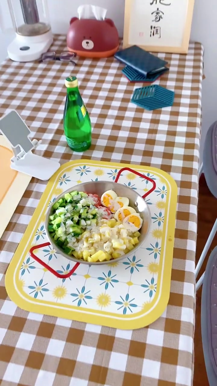 已减16斤减脂期土豆的神仙吃法低脂又饱腹自制沙拉酱配方诚不欺我