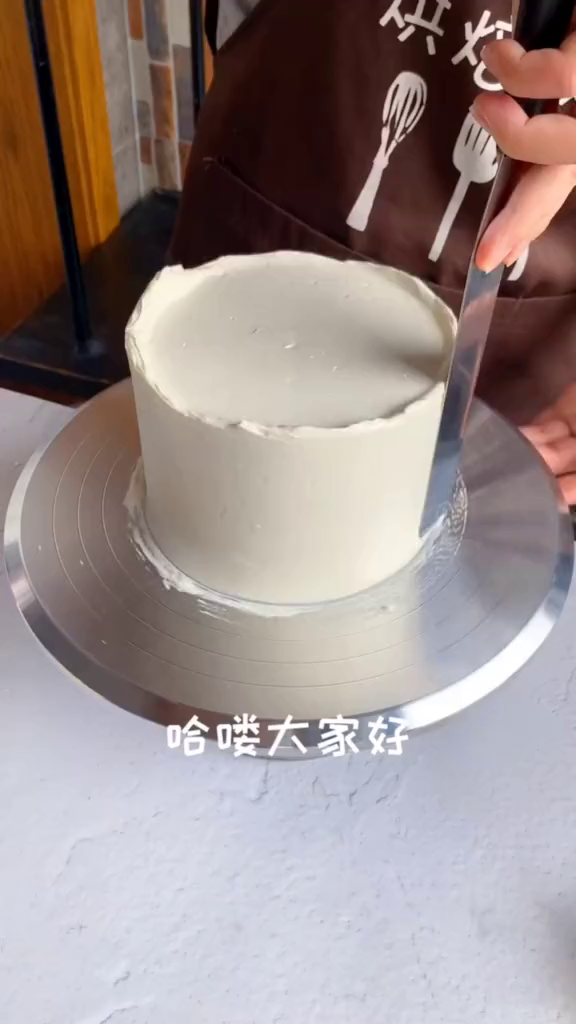 手绘浮雕蛋糕制作