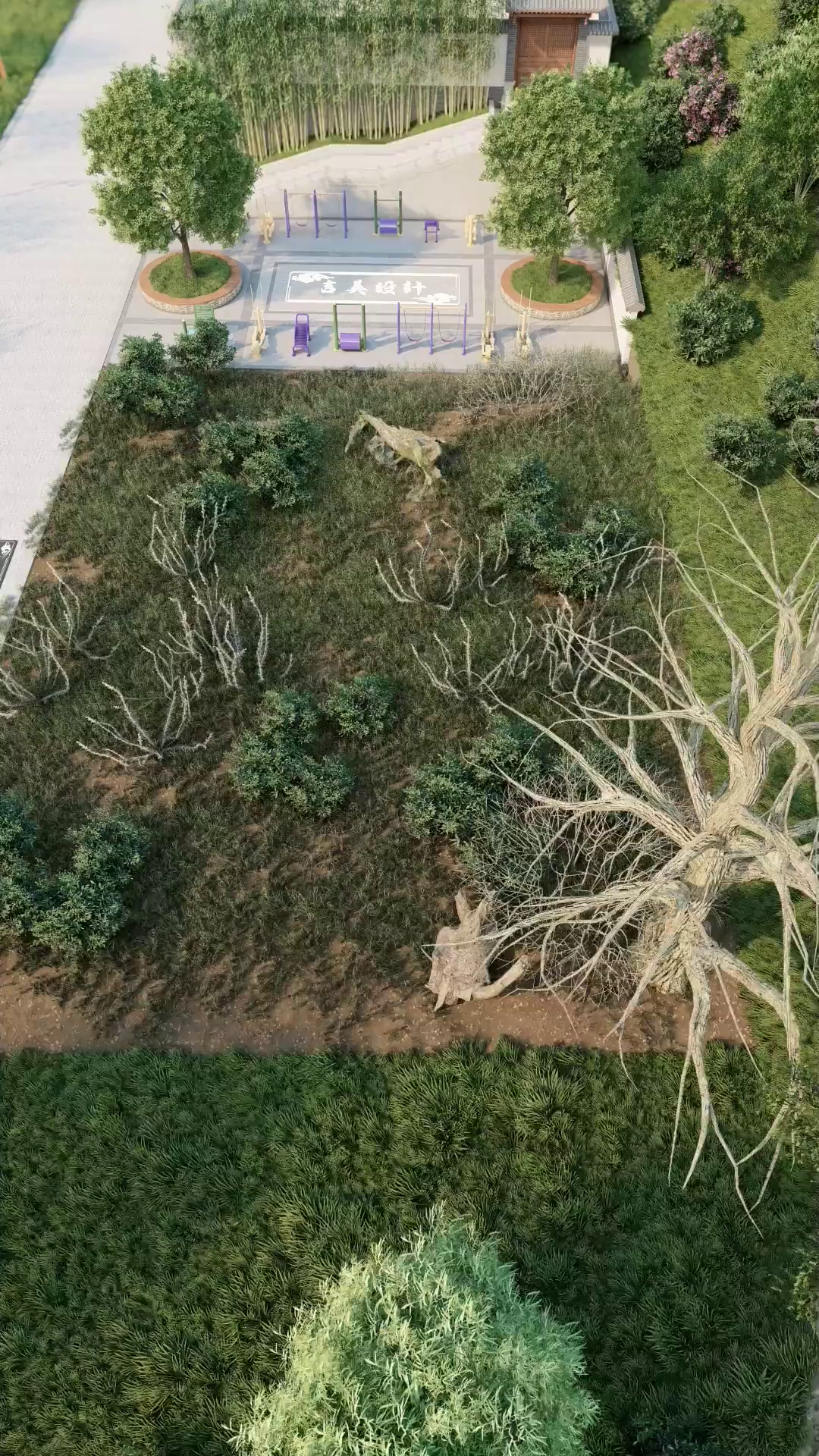 半架空的花园怎么设计,今天它来了