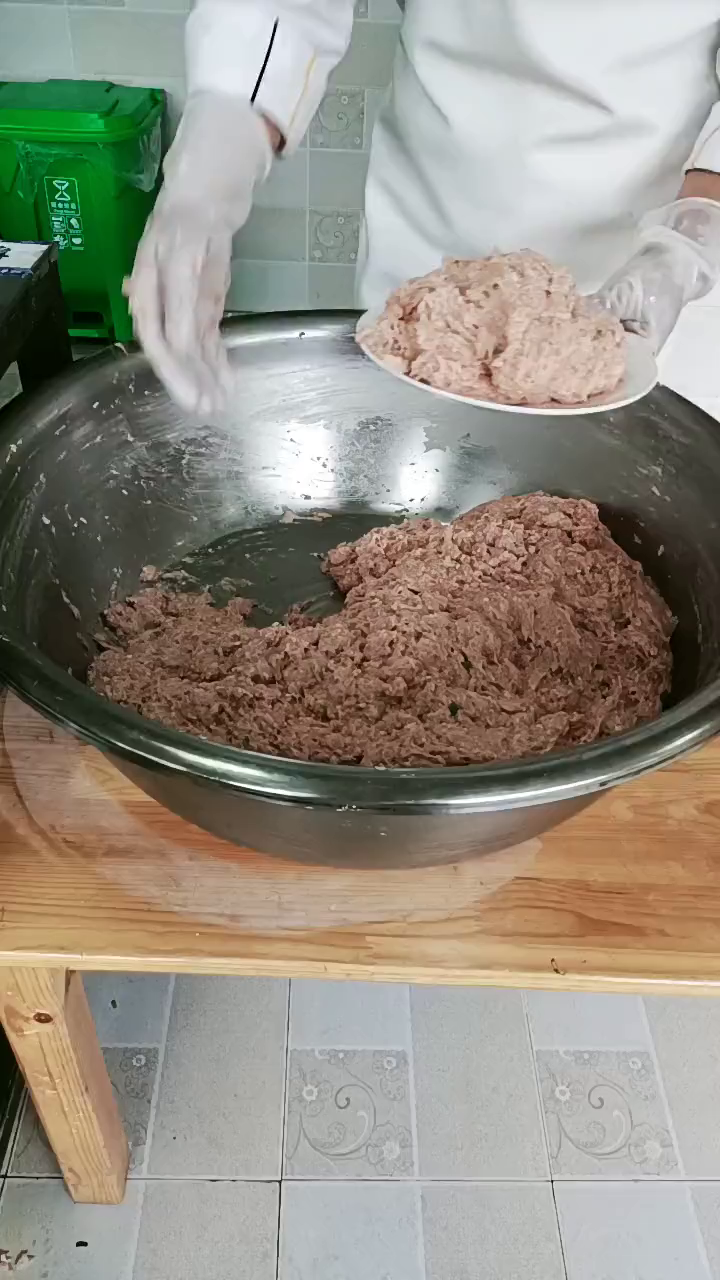 真正的纯瘦肉馅的馄饨馅,质量杠杠的,味道一定也是超燃的