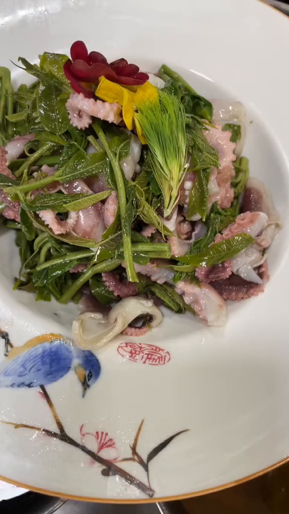 八爪鱼的做法,香椿拌八爪鱼,凉拌八爪鱼招远海港渔