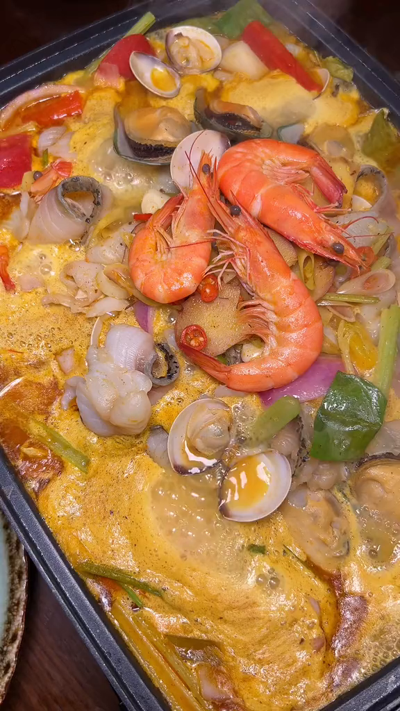 在沙溪98吃冬阴功海鲜大餐