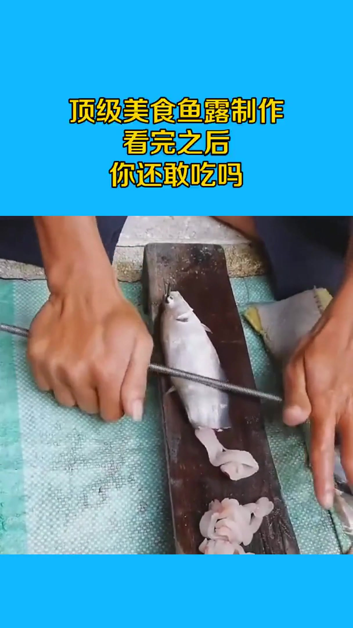 顶级美食鱼露制作,看完之后,你还敢吃吗?