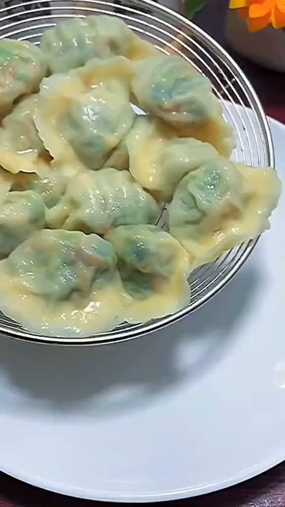 美食创作者美食推荐官小白菜馅饺子美食教做菜美食哥的菜