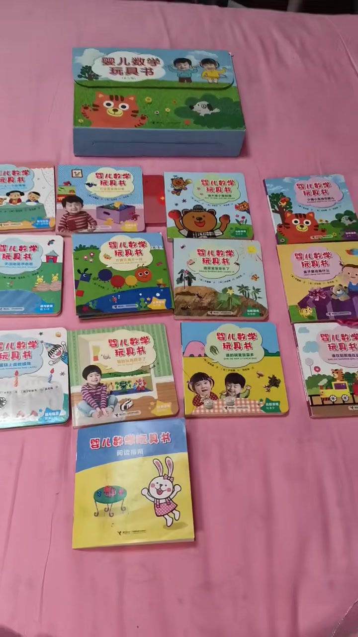 婴儿数学玩具书宝宝的第一套数学启蒙绘本