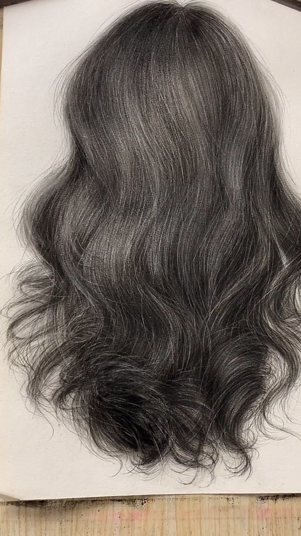 素描简笔画,素描入门,教你画头发
