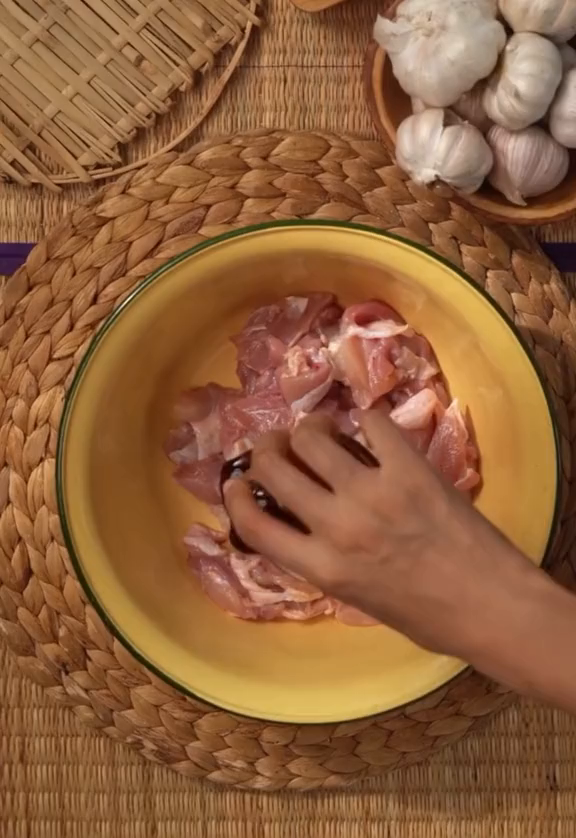泰国小吃烤鸡肉串