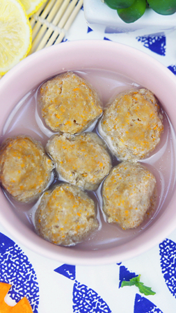 包心奶酪牛肉丸,咬一口爆浆哦~