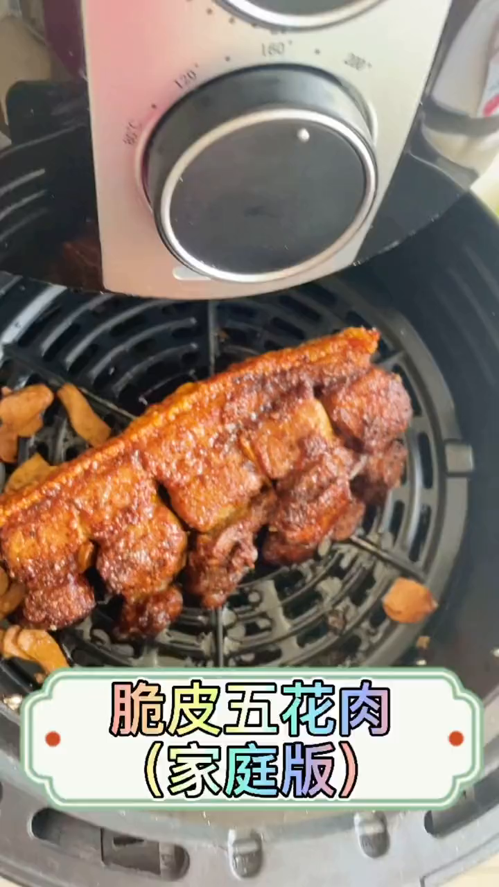 家庭版脆皮五花肉,来喽!懒人快手菜