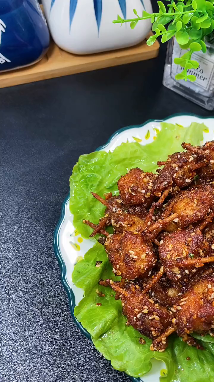 鸡胸肉做了一大盘牙签肉,实惠又好吃