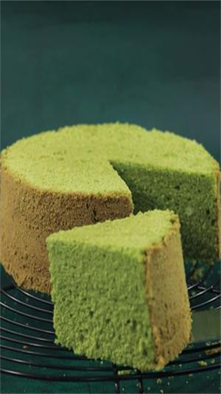 你们要的抹茶海绵蛋糕
