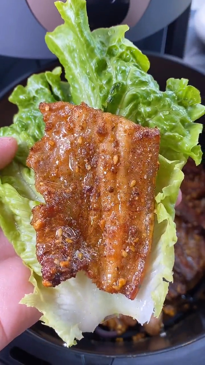 空气炸锅食谱:美味烤五花肉