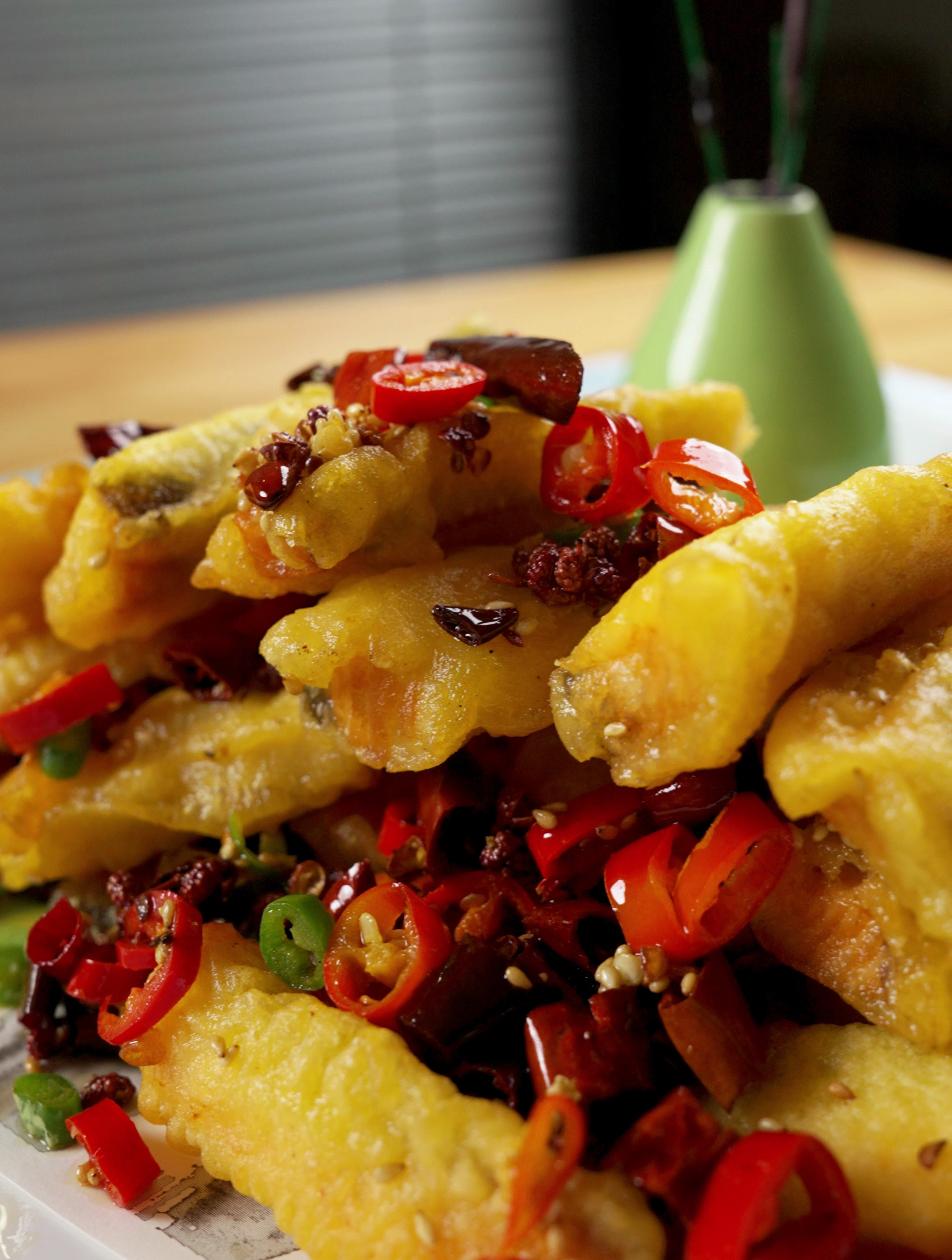 教你用大马哈鱼做一道椒麻鱼条!