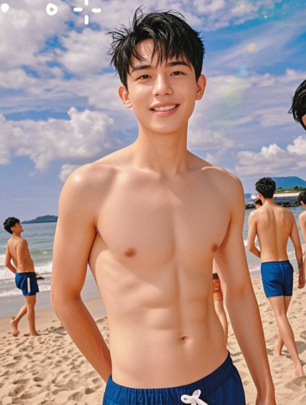 海边的男孩们 你的男友已上线 帅气阳光肌肉男 体育生