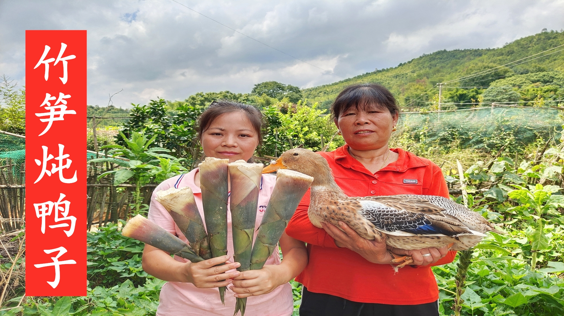 这种竹笋炖鸭子贼好吃,想吃趁这个季节赶紧做,婆媳俩都吃上瘾了