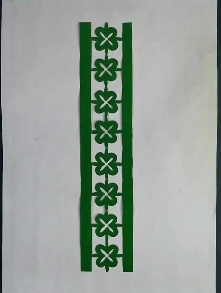 民间剪纸艺术,实用花边教程,枣弧形花边教程 非物质文化遗产