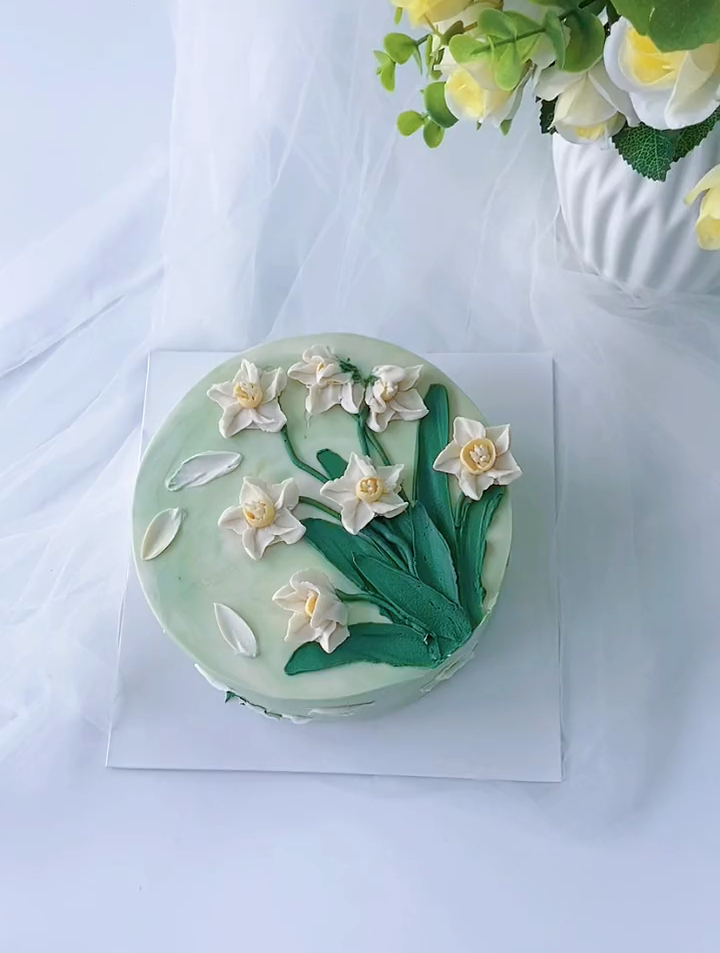 韩式裱花蛋糕,烘焙教学