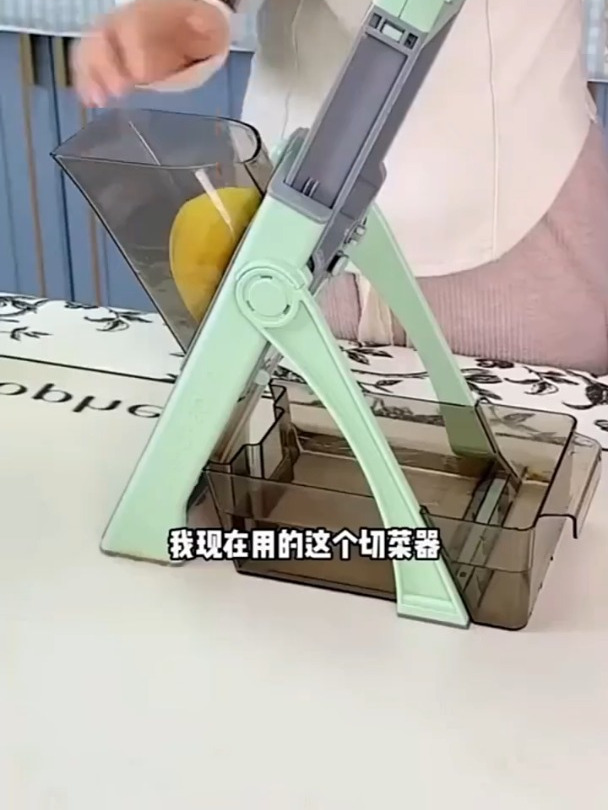 厨房必备神器!多功能切菜机切片切丝切菜器,做饭切菜方便多了!