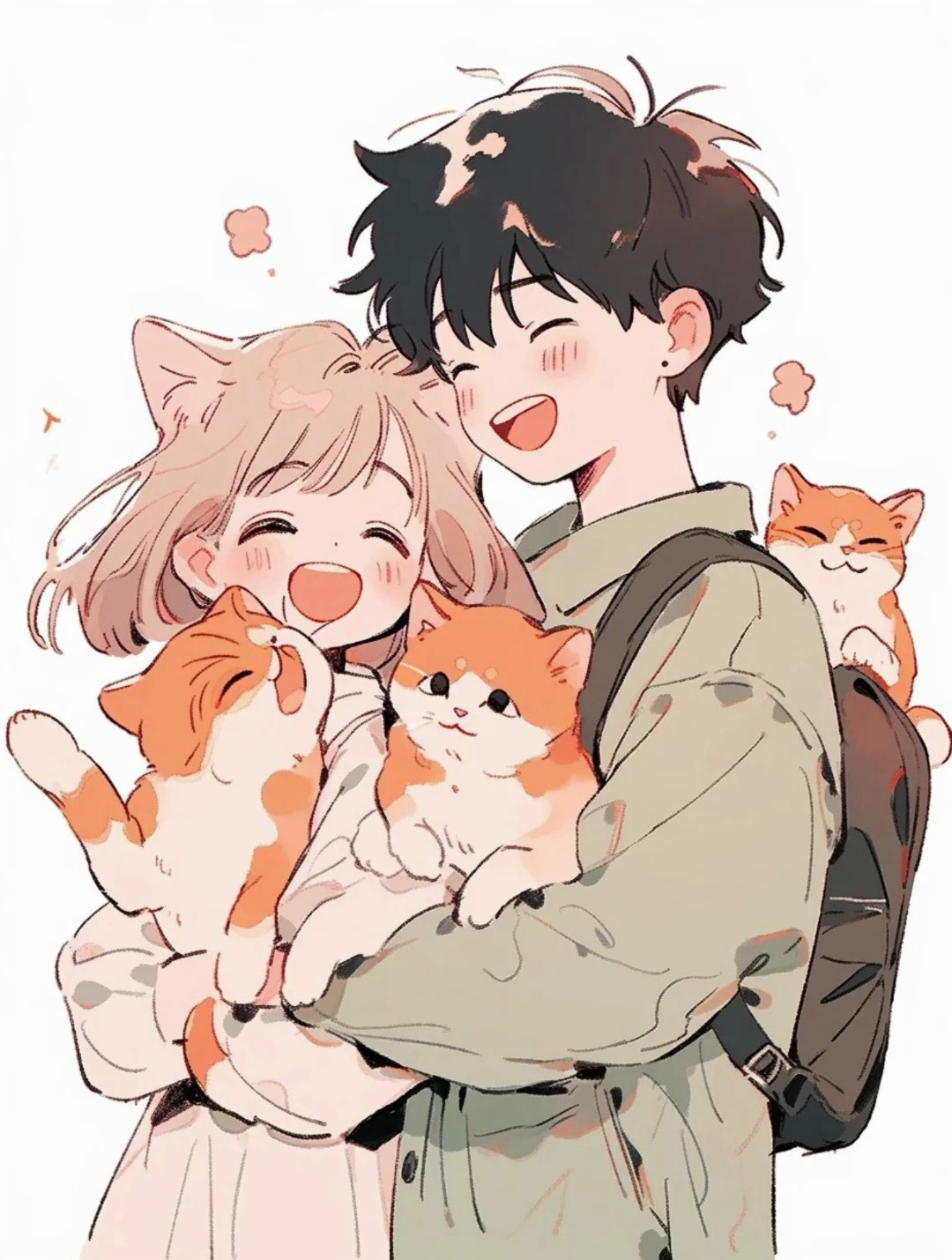 可爱加倍甜蜜加倍的情侣头像