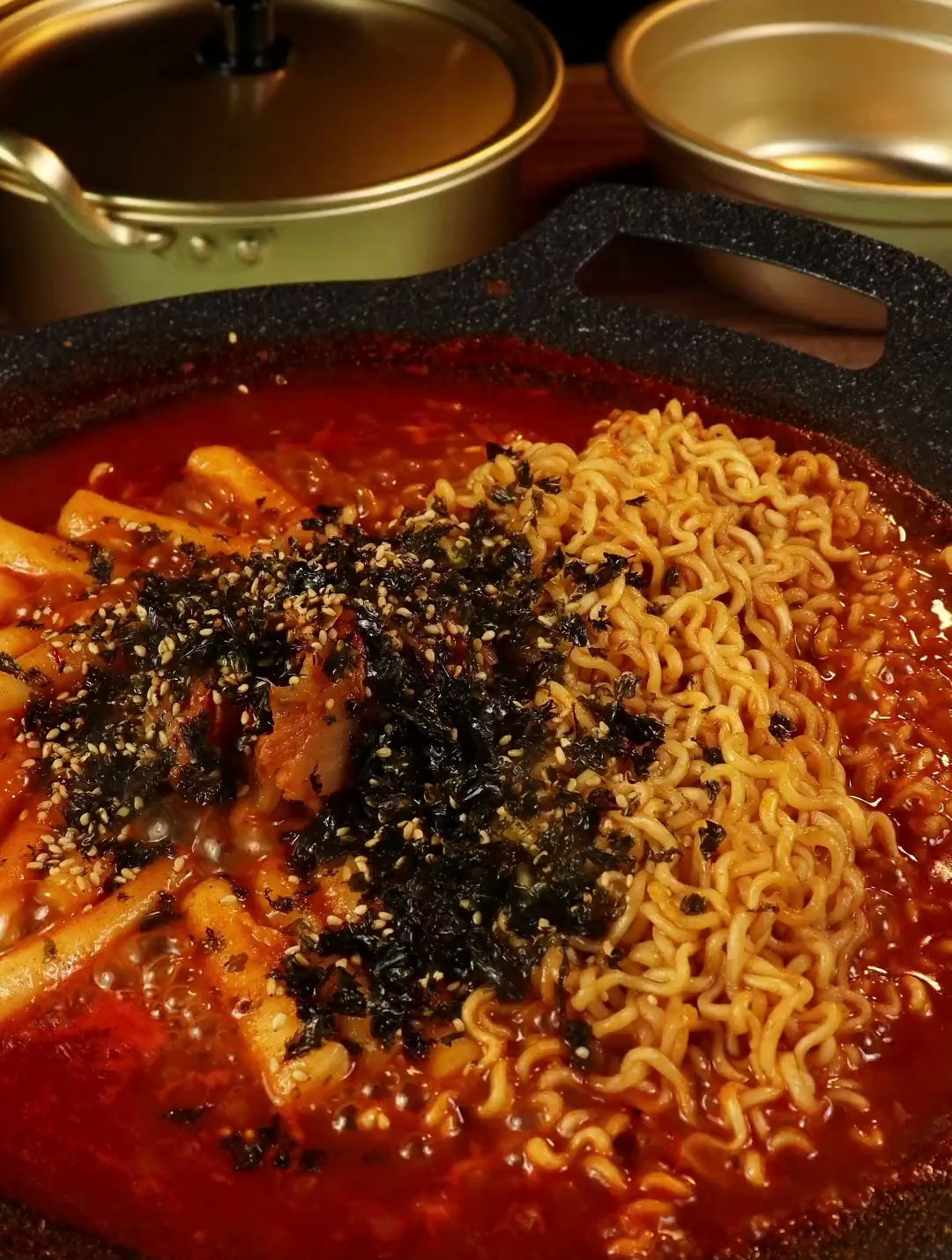 拉面炒年糕没吃过的一定要尝尝,软糯鲜香超好吃