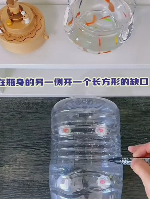 矿泉水瓶自制大鱼缸,以后家里的矿泉水瓶子别扔了