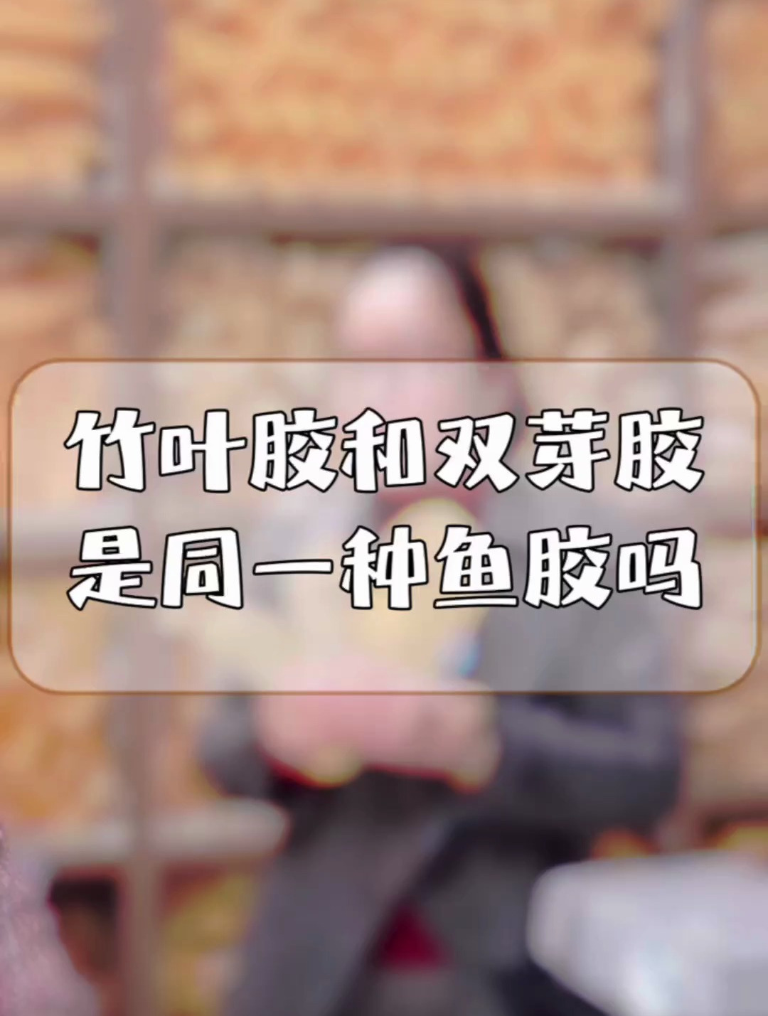 竹叶胶和双芽胶是同一种鱼吗