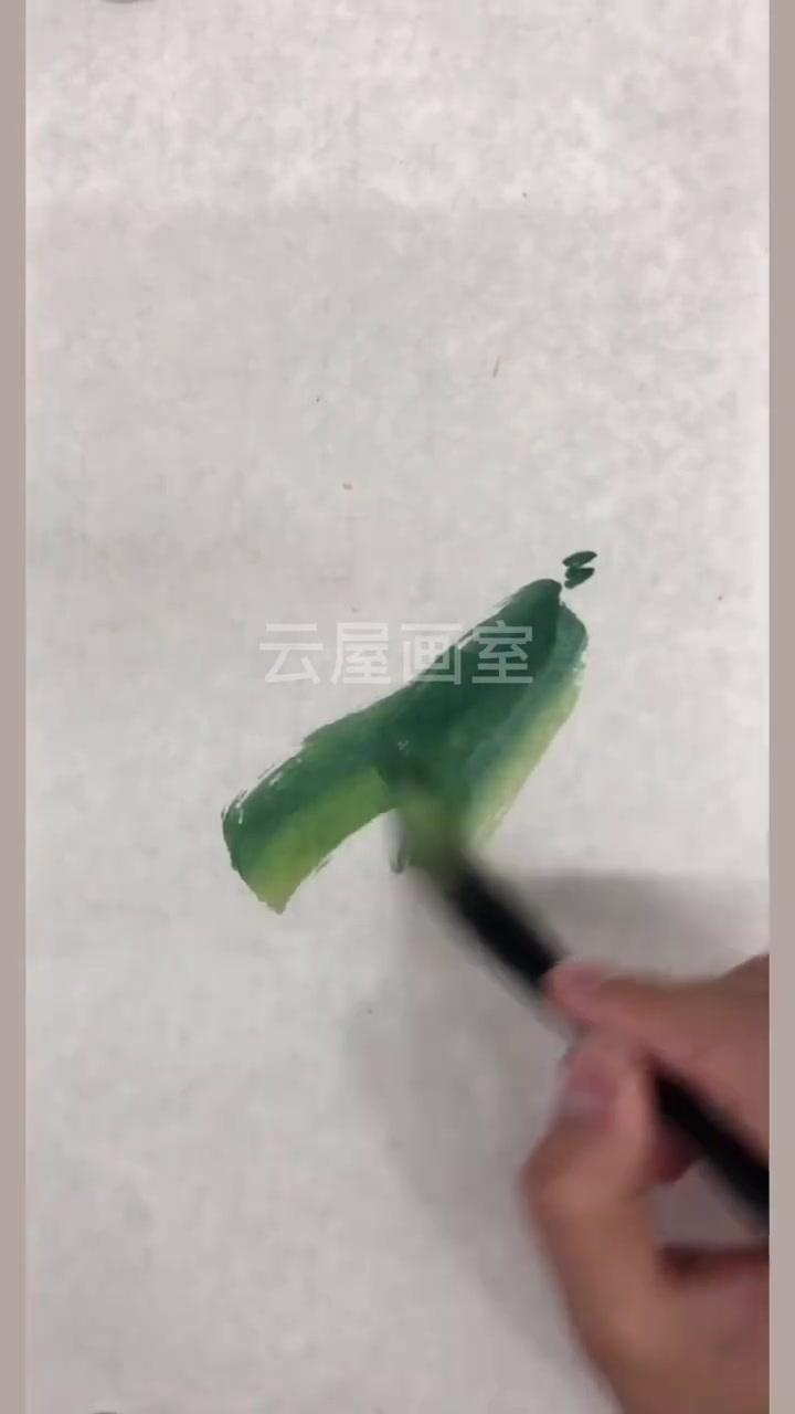 国画水墨画:小写意荷花