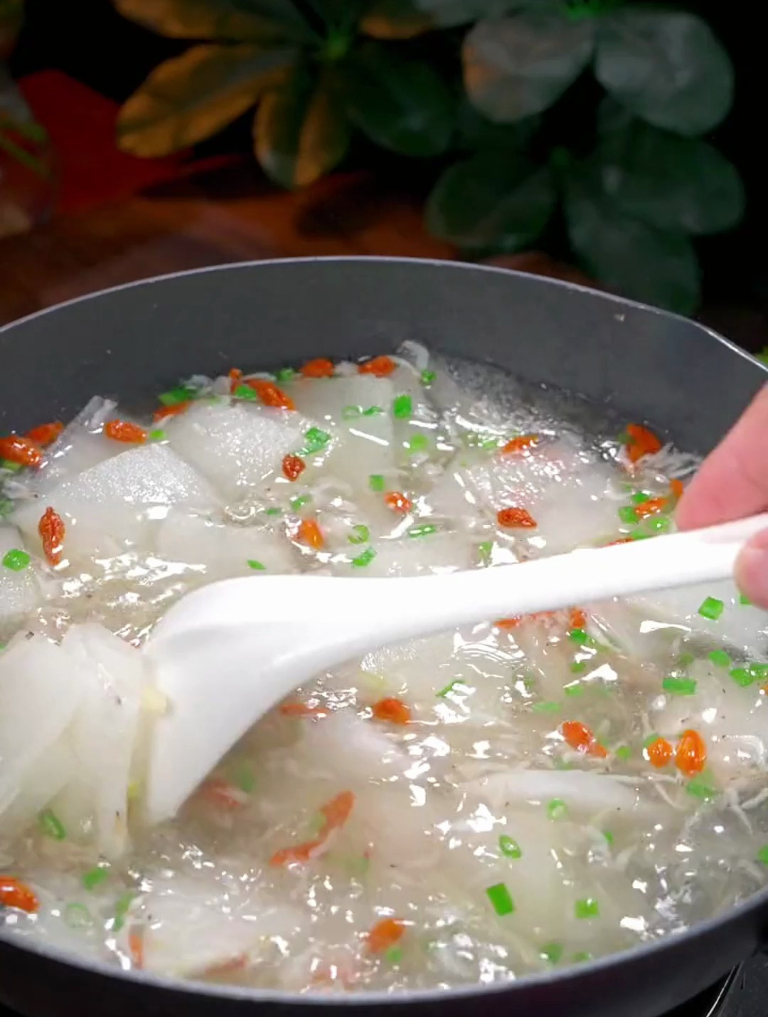 冬瓜肉片汤,清淡解暑