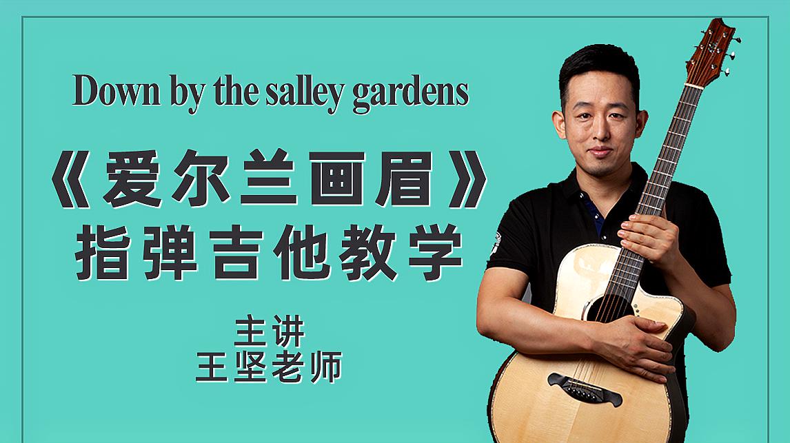 [图]爱尔兰画眉|莎莉花园|王坚吉他指弹教学|指弹吉他初级必学金曲