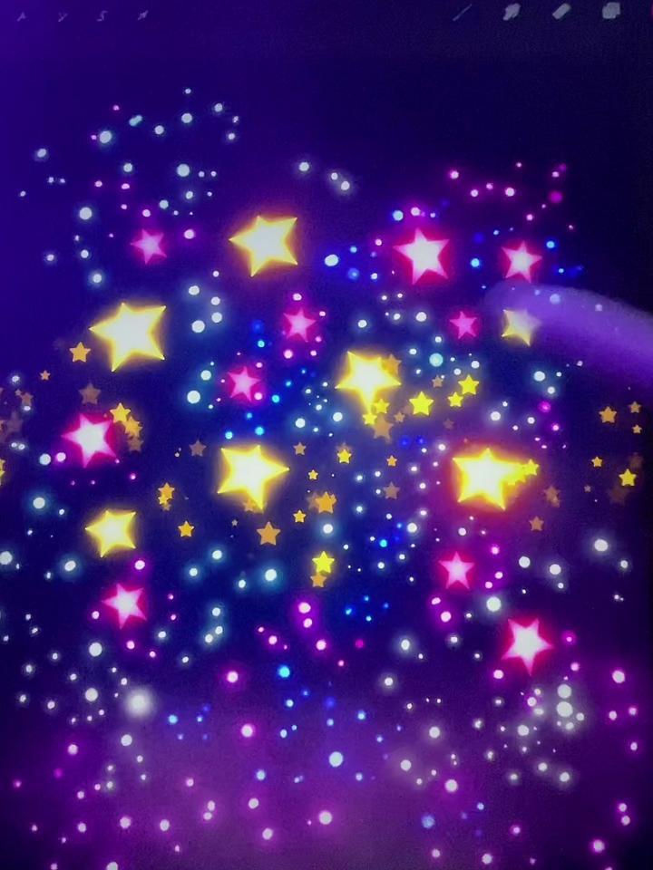 ipad手绘星空,超简单的procreate插画 梦幻美丽