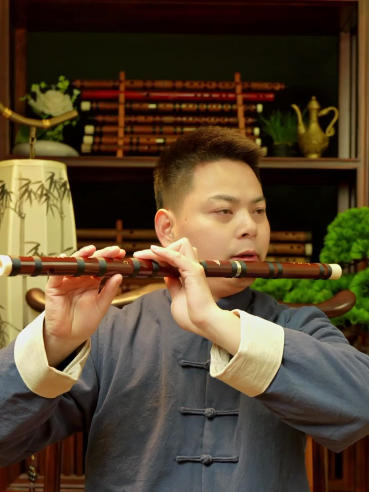 笛子独奏《大鱼》演奏竹笛制作专家施飞云