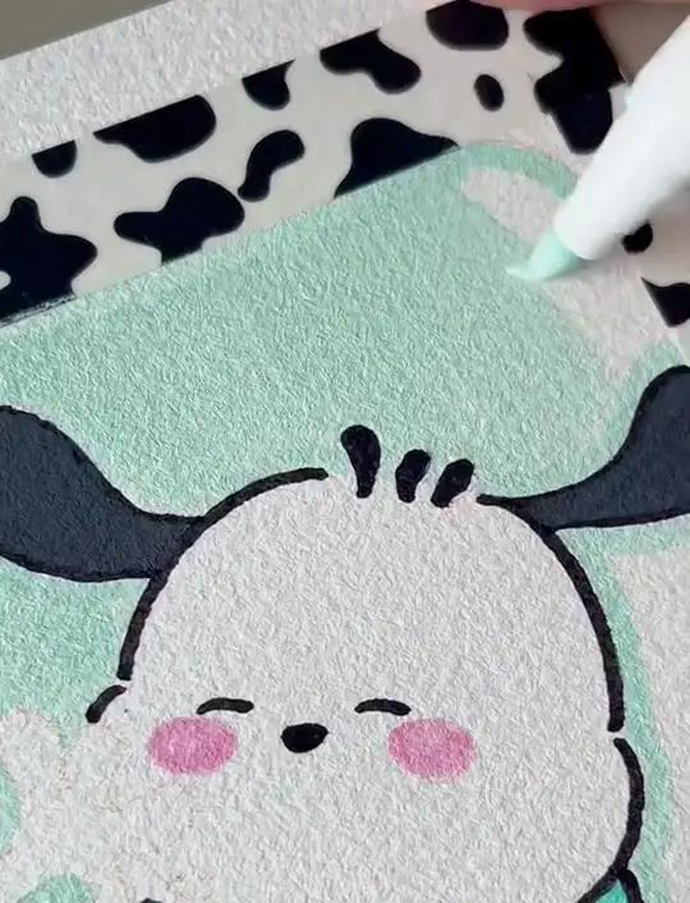 看过来!超有feel画帕恰狗情侣头像