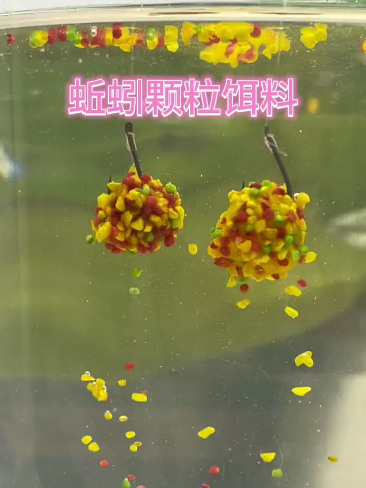 冬季钓鲫鲤草鳊鲮鲴罗非,就用这款蚯蚓挂钩颗粒!