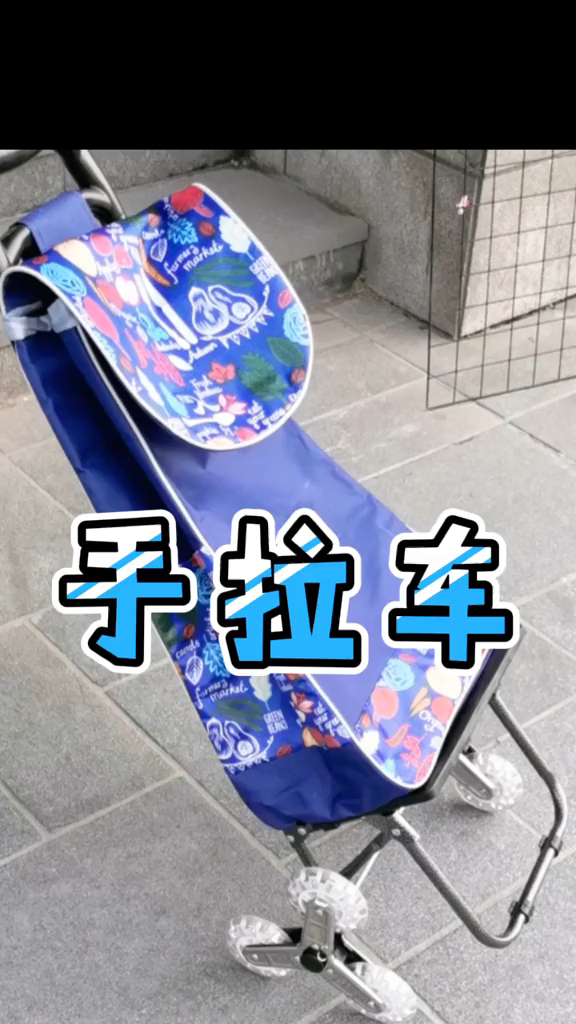 别再用塑料袋买菜了,试试这款爬楼车,能提能拉能爬楼,真方便