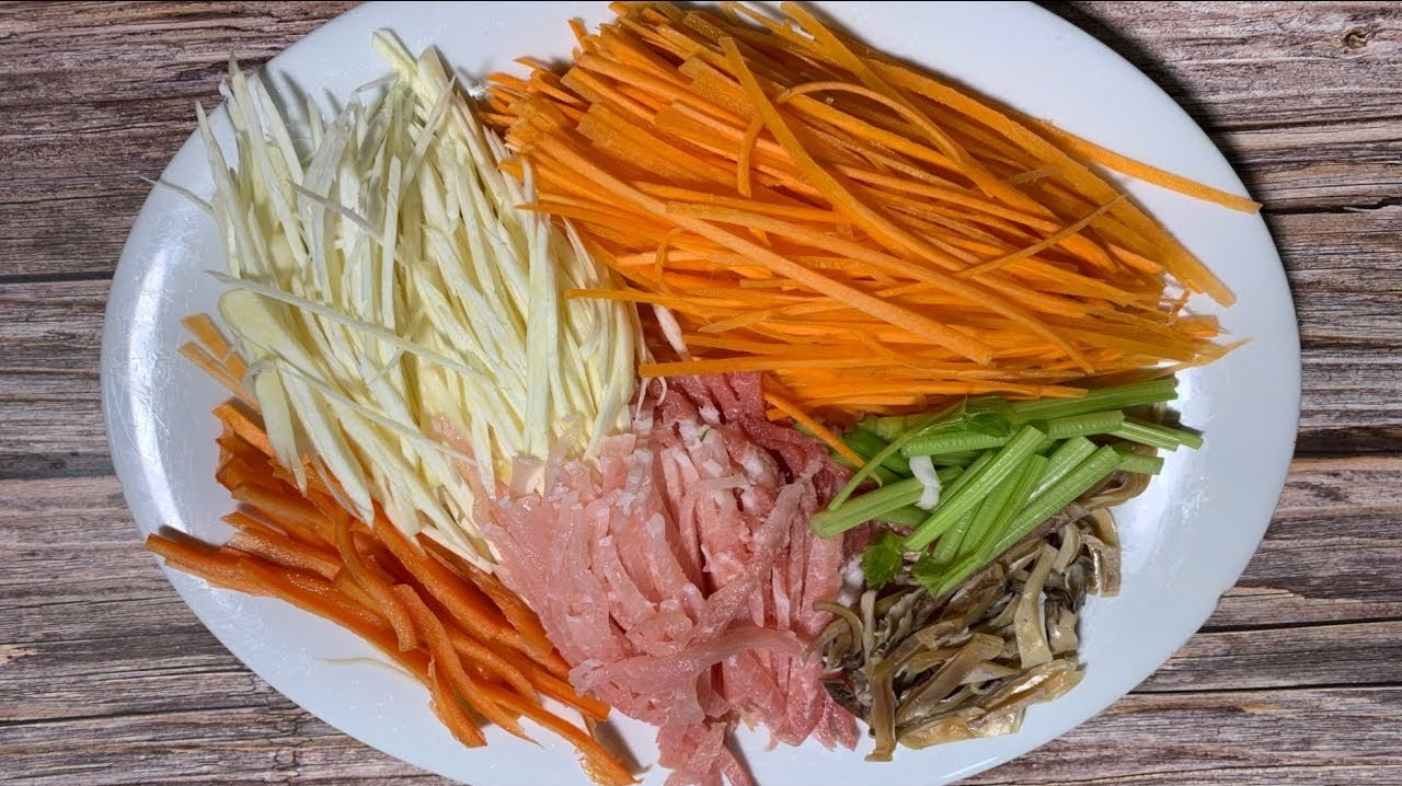 墨鱼三丝!清香爽口,汤鲜为美,夏天吃这菜对口味