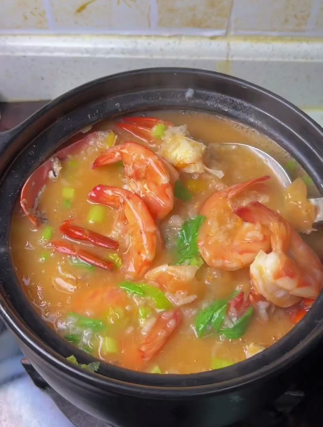 虾蟹粥最好的做法,鲜香美味又营养,口感嫩滑可口