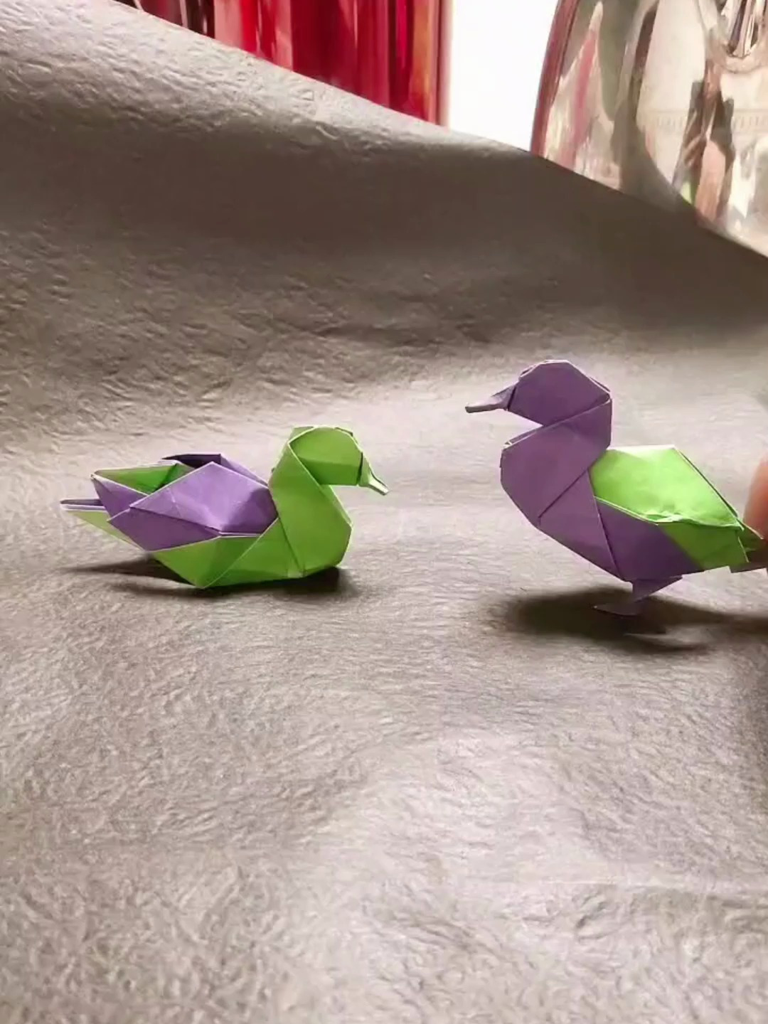 手工折纸教程 鸭子