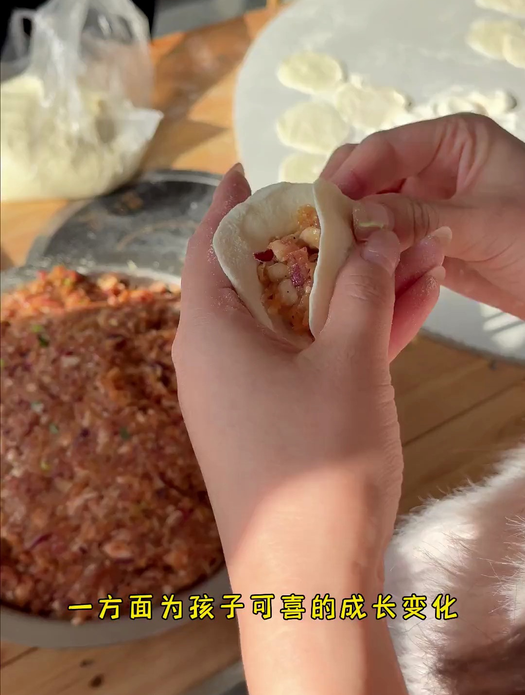 小院改造七十七,一家人聚在一起,包饺子吃个团圆饭