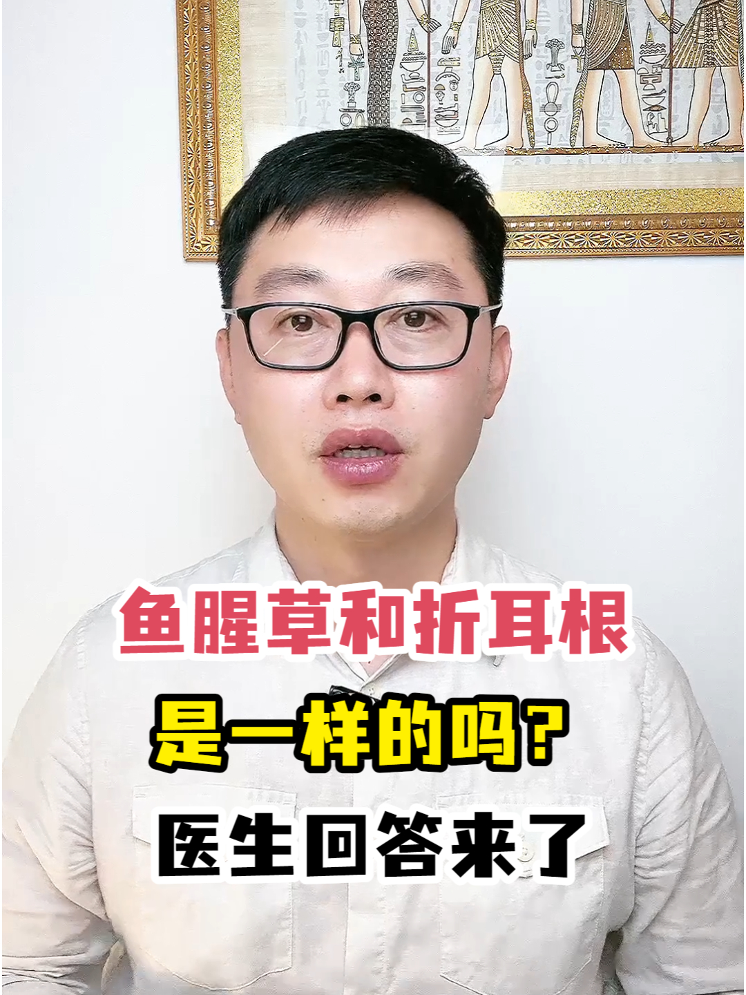 鱼腥草和折耳根是一样的吗?医生回答来了
