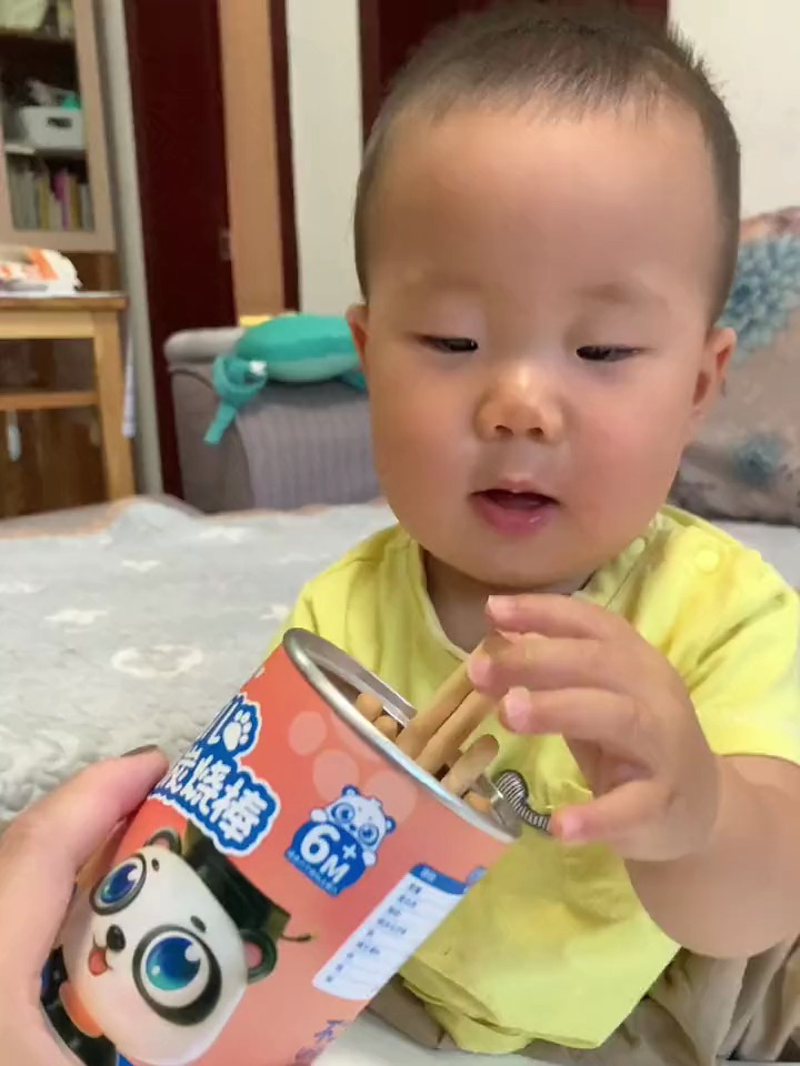 6个月以上宝宝就能吃的手指饼干,既能磨牙还能练习抓握