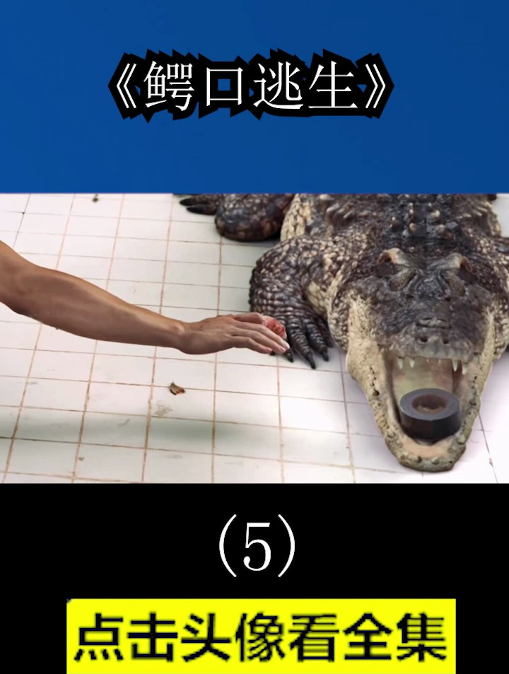 情侣和一只鳄鱼被困泳池七天七夜,泰国经典逃生电影《鳄口逃生》