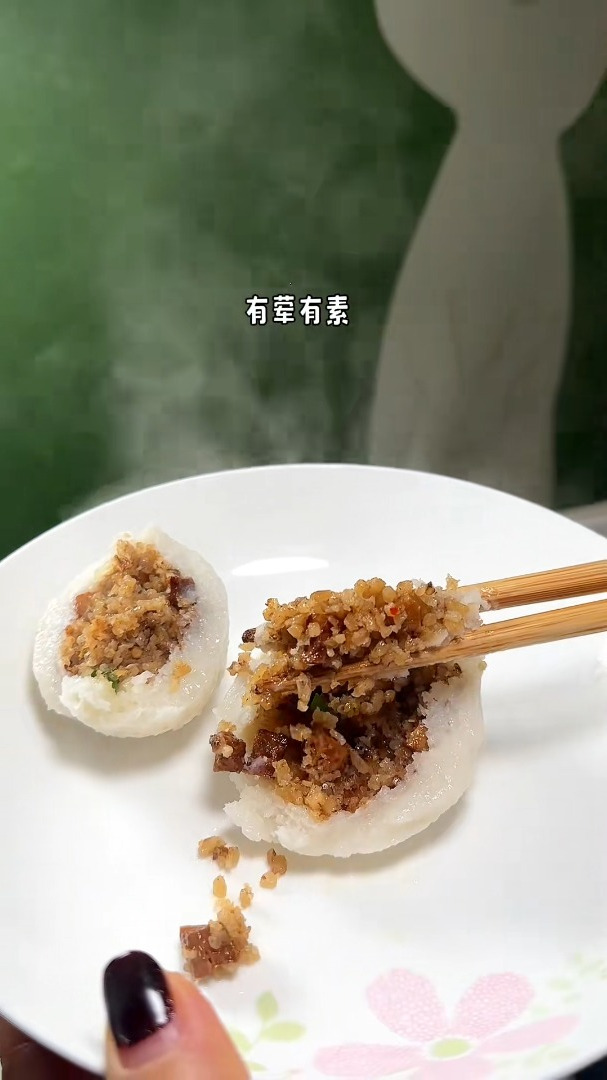 只要你喜欢吃饭就会爱上我们湖北洪湖滴米团子!好七!