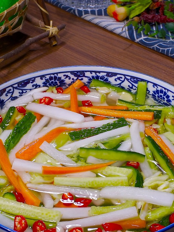 家庭版泡菜做法,简单易学