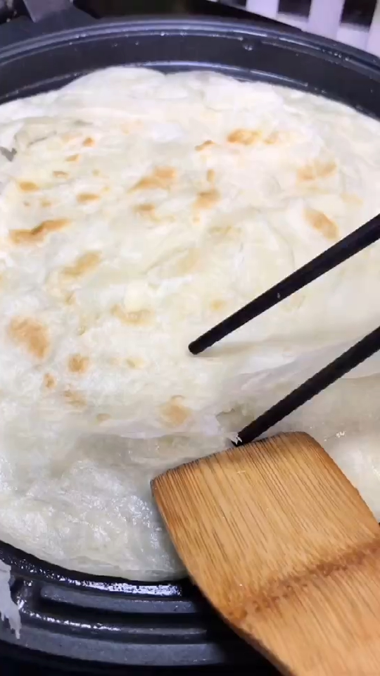 手把手教你做手抓饼,详细做法,新手看了想不会都难,和卖的一样