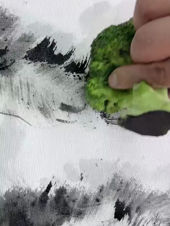 这样画还能继续炒菜