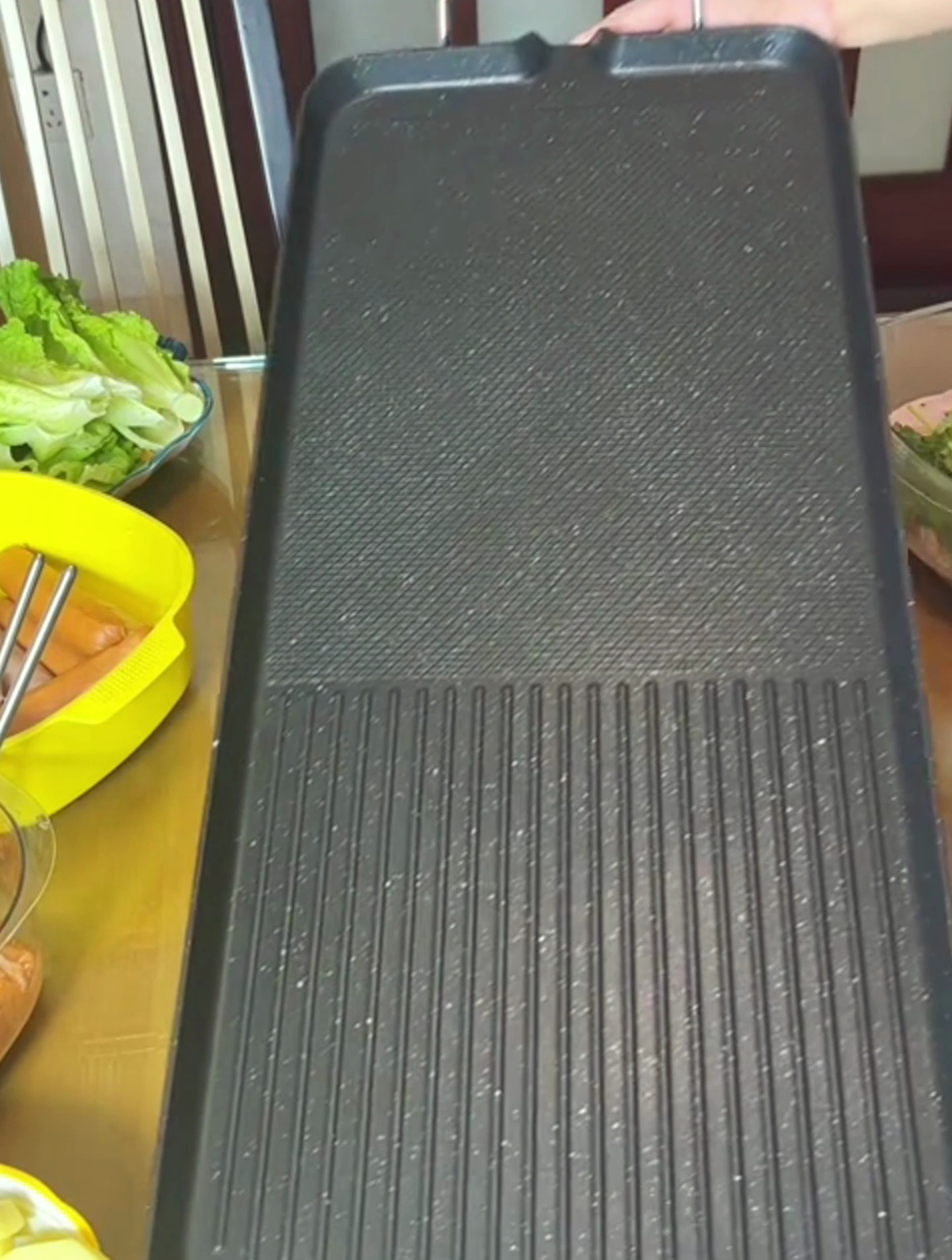 扬子家用电烤盘多功能,烤肉烧烤盘无烟烤肉机,麦饭石不粘