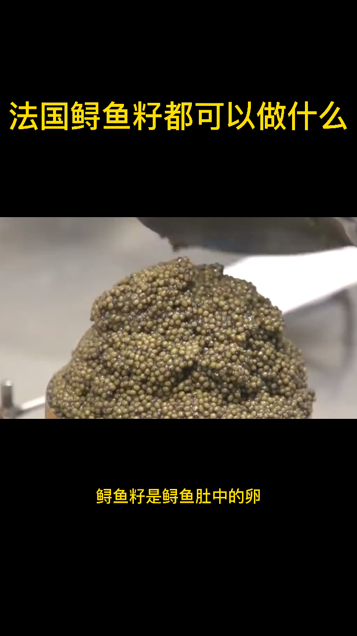 法国鲟鱼籽都可以做什么